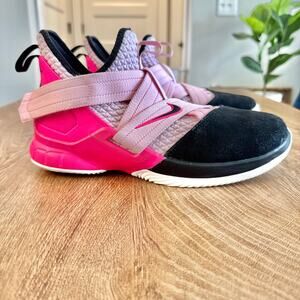 Nike | Lebron Pink Foam Soldier XII 12| Unisex Youth Size 6.5 | Women’ Size 8